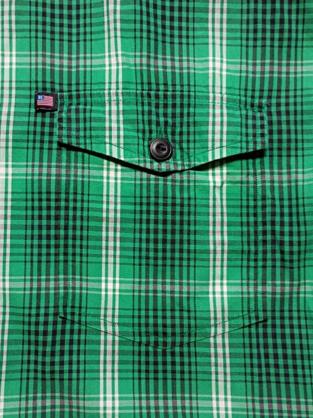 Polo Jeans Co Ralph Lauren Men’s Plaid Button Shirt XL Cowboy Western